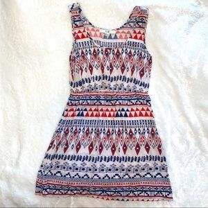 Forever 21 geometric patterned dress or coverup